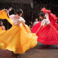 Dancers with colorful dresses