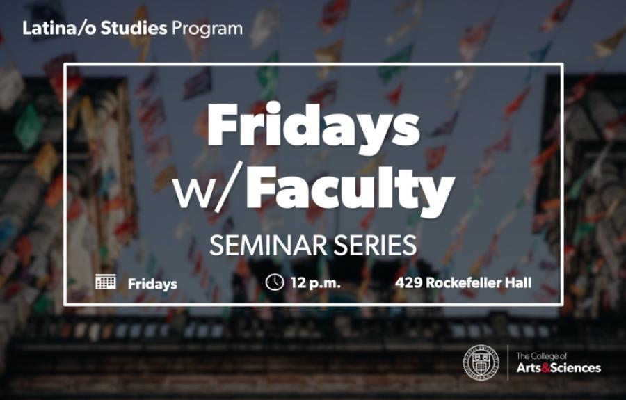 Friday with Faculty series title