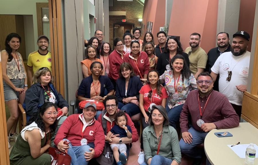 LSP alumni with Prof. Maria Cristina Garcia (center)