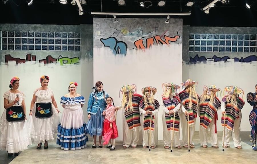 Danza performers pose for a picture