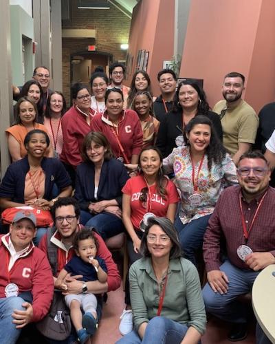 LSP alumni with Prof. Maria Cristina Garcia (center)