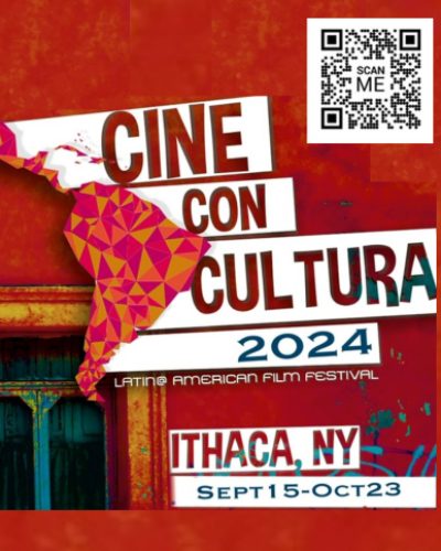 Image of Central and South America to promote film festival