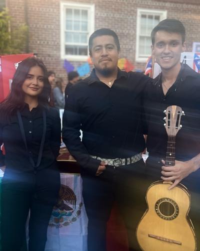 Members of the Mariachi Regional de Cornell