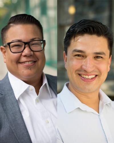 Picture of new faculty, Sergio Garcia-Rios and Karen Jaime