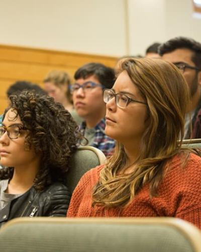 Picture of Cornell University students in class