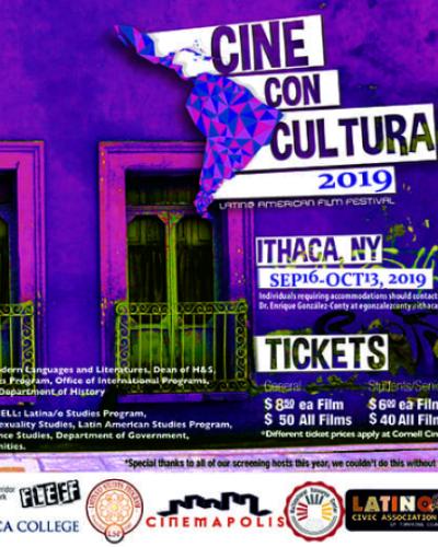 Cine Con Cultura film festival flyer
