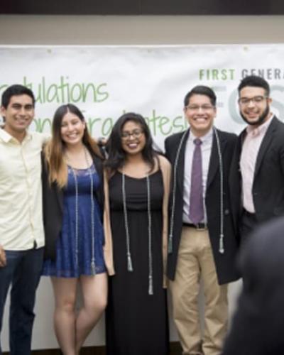 Picture of First-generation graduating students