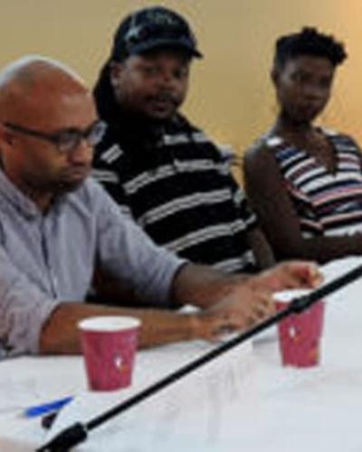 Picture of community panel discussion